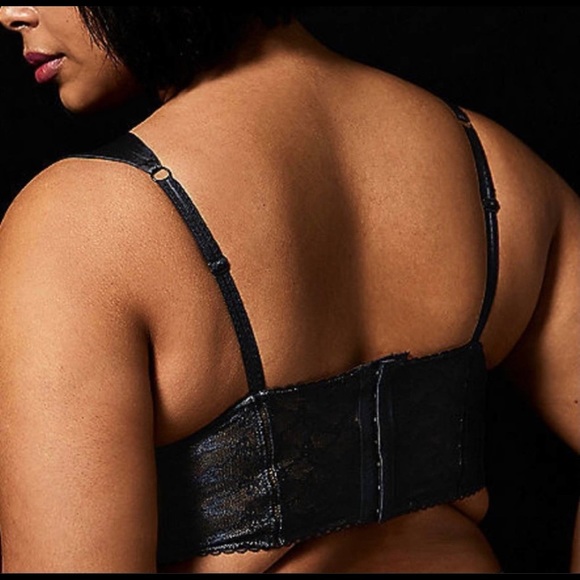 Torrid Betsey Johnson Black Underwire Bralette NWT 4X - Picture 4 of 7